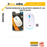 TECFON WIRELESS & BLUETOOTH MOUSE BT-L65 (WHITE-BLUE)/BY NOTEBOOK STORE