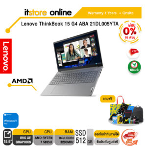 [ผ่อน0%10ด.]Lenovo ThinkBook 15 G4 ABA 21DL005YTA