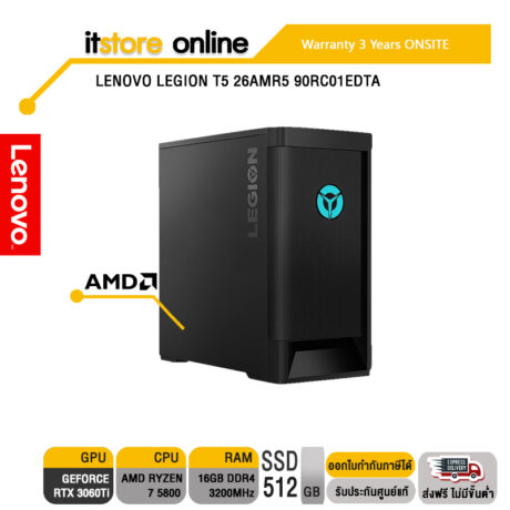 Lenovo Legion T Amr Rc Edta By Itstore Online Itstore Online