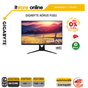 [ผ่อน 0% 10 ด.]GIGABYTE AORUS FI32U/ประกัน3y/BY ITSTORE-ONLINE