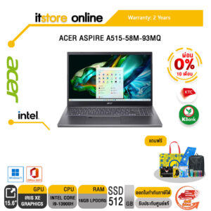 [ผ่อน 0% 10 ด.]ACER ASPIRE A515-58M-93MQ/i9-13900H/ประกัน2 Y/BY ITSTORE-ONLINE