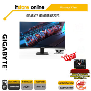 GIGABYTE MONITOR GS27FC/ประกัน 3Y/BY ITSTORE-ONLINE