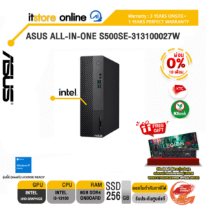 [ผ่อน 0% 10 ด.]ASUS ALL-IN-ONE S500SE-313100027W/i3-13100/ประกัน 3 Years+Onsite+อุบัติเหตุ 1 ปี/BY ITSTORE-ONLINE