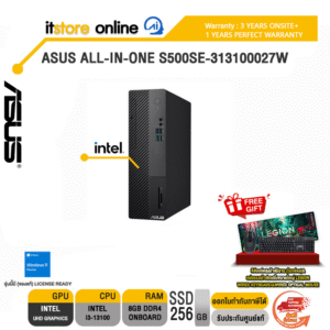ASUS ALL-IN-ONE S500SE-313100027W/i3-13100/ประกัน 3 Years+Onsite+อุบัติเหตุ 1 ปี/BY ITSTORE-ONLINE