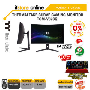 [ผ่อน 0% 10 ด.]THERMALTAKE CURVE GAMING MONITOR TGM-V32CQ(VA/170Hz)/ประกัน 2 Years/BY ITSTORE-ONLINE