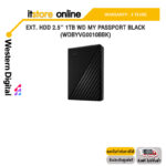 EXT. HDD 2.5'' 1TB WD MY PASSPORT BLACK WDBYVG0010BBK/ประกัน 3 Years/BY ITSTORE-ONLINE