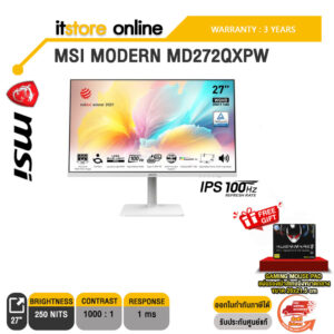 MSI MODERN MD272QXPW (IPS/100Hz)/ประกัน 3 YEARS/BY ITSTORE-ONLINE