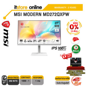 [ผ่อน 0% 10 ด.]MSI MODERN MD272QXPW (IPS/100Hz)/ประกัน 3 YEARS/BY ITSTORE-ONLINE