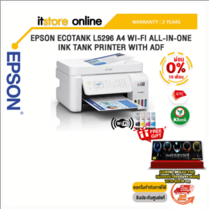 [ผ่อน 0% 10 ด.]EPSON ECOTANK L5296 A4 WI-FI ALL-IN-ONE INK TANK PRINTER WITH ADF/ประกัน 2 Y+Onsite/BY ITSTORE-ONLINE