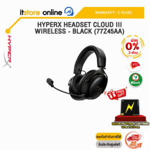 [ผ่อน0%3ด.]HYPERX HEADSET CLOUD III WIRELESS - BLACK (77Z45AA)/ประกัน2 Years Carry-in Regional
