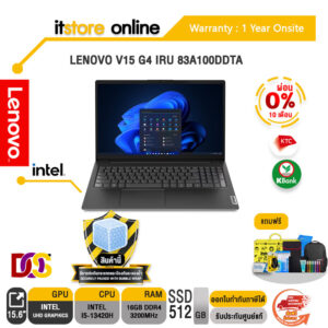 [ผ่อน 0% 10 ด.]LENOVO V15 G4 IRU 83A100DDTA/i5-13420H/ประกัน 1 Year+Onsite/BY ITSTORE-ONLINE