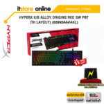 HYPERX K/B ALLOY ORIGINS RED SW PBT (TH LAYOUT) (639N3AA#AKL)/ประกัน2 Years Carry-in Regional