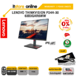 [ผ่อน 0% 10 ด.]LENOVO THINKVISION P24H-30 (63B3GAR6WW)/ประกัน 3 Y+Onsite/BY ITSTORE-ONLINE