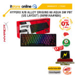 [ผ่อน0%3ด.]HYPERX K/B ALLOY ORIGINS 60 AQUA SW PBT (US LAYOUT) (56R61AA#ABA)/ประกัน2 Years Carry-in Regional