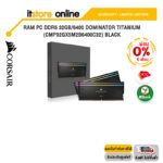 [ผ่อน 0% 6 ด.]RAM PC DDR5 32GB/6400 DOMINATOR TITANIUM (CMP32GX5M2B6400C32) BLACK/ประกัน limited lifetime/BY ITSTORE ONLINE1