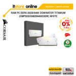 [ผ่อน 0% 6 ด.]RAM PC DDR5 32GB/6400 DOMINATOR TITANIUM (CMP32GX5M2B6400C32W) WHITE/ประกัน limited lifetime/BY ITSTORE ONLINE