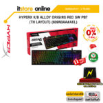 [ผ่อน0%3ด.]HYPERX K/B ALLOY ORIGINS RED SW PBT (TH LAYOUT) (639N3AA#AKL)/ประกัน2 Years Carry-in Regional