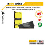 [ผ่อน 0% 3 ด.]RAM PC DDR5 32GB/5200 CORSAIR VENGEANCE (CMK32GX5M2B5200C40) BLACK/Warranty Lifetime/BY ITSTORE-ONLINE