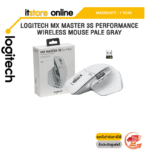LOGITECH MX MASTER 3S PERFORMANCE WIRELESS MOUSE PALE GRAY/ประกัน 1 Year/BY ITSTORE-ONLINE