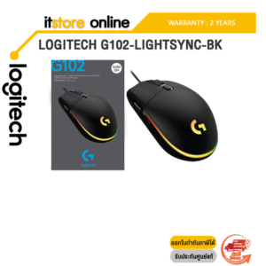 LOGITECH G102-LIGHTSYNC-BK/ประกัน 2 Years/BY ITSTORE-ONLINE