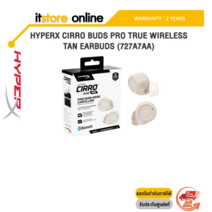 HYPERX CIRRO BUDS PRO TRUE WIRELESS TAN EARBUDS (727A7AA)/ ประกัน 2 Y+Onsite/BY ITSTORE-ONLINE