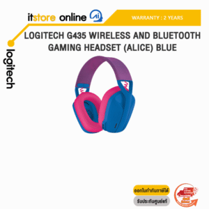 LOGITECH G435 Wireless and bluetooth Gaming Headset (Alice) Blue/ประกัน 2 Years