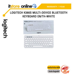 LOGITECH K380S MULTI-DEVICE BLUETOOTH KEYBOARD EN/TH-WHITE/ประกัน 1 Year/BY ITSTORE-ONLINE