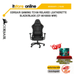 CORSAIR GAMING TC100 RELAXED LEATHERETTE BLACK/BLACK (CF-9010050-WW)/ประกัน 2 Years/BY ITSTORE-ONLINE