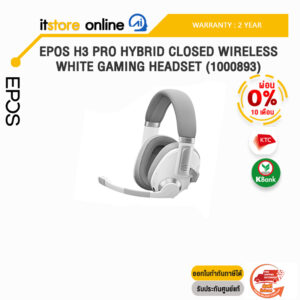 [ผ่อน 0% 10 ด.]EPOS H3 PRO HYBRID CLOSED WIRELESS WHITE GAMING HEADSET (1000893)/ประกัน 2 YEARS/BY ITSTORE-ONLINE