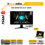 MSI MONITOR 24.5" G255F(IPS/180Hz)/ประกัน 3 Years/BY ITSTORE ONLINE