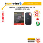 [ผ่อน 0% 10 ด.]SANDISK EXTREME PORTABLE SSD 4TB (SDSSDE61-4T00-G25)/ประกัน 5 Years/BY ITSTORE ONLINE