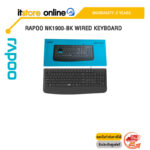 RAPOO NK1900-BK WIRED KEYBOARD/ประกัน 2 Years/BY ITSTORE-ONLINE