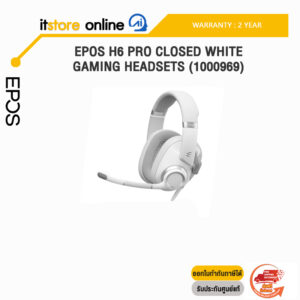 EPOS H6 PRO CLOSED WHITE GAMING HEADSETS (1000969)/ประกัน 2 YEARS/BY ITSTORE-ONLINE