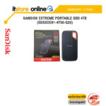 SANDISK EXTREME PORTABLE SSD 4TB (SDSSDE61-4T00-G25)/ประกัน 5 Years/BY ITSTORE ONLINE
