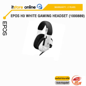 EPOS H3 WHITE GAMING HEADSET (1000889)/ประกัน 2 YEARS/BY ITSTORE-ONLINE