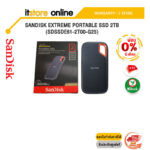 [ผ่อน 0% 6 ด.]SANDISK EXTREME PORTABLE SSD 2TB (SDSSDE61-2T00-G25)/ประกัน 5 Years/BY ITSTORE ONLINE