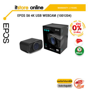 [ผ่อน 0% 10 ด.]EPOS S6 4K USB WEBCAM (1001204)/ประกัน 2 YEARS/BY ITSTORE-ONLINE