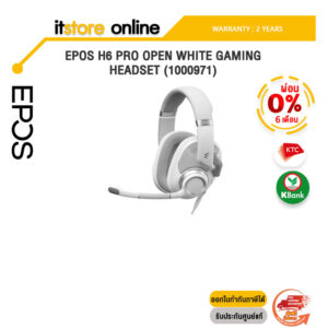 [ผ่อน 0% 6 ด.]EPOS H6 PRO OPEN WHITE GAMING HEADSET (1000971)ประกัน2Y/BY ITSTORE-ONLINE