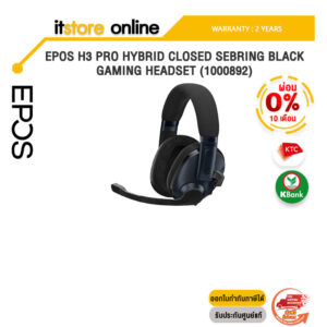 [ผ่อน 0% 10 ด.]EPOS H3 PRO HYBRID CLOSED SEBRING BLACK GAMING HEADSET (1000892)/ประกัน 2 Years/BY ITSTORE-ONLINE