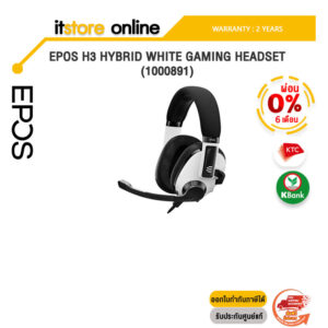 [ผ่อน 0% 6 ด.]EPOS H3 HYBRID WHITE GAMING HEADSET (1000891)/ประกัน 2 Years/BY ITSTORE-ONLINE