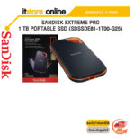 SANDISK EXTREME PRO 1 TB PORTABLE SSD (SDSSDE81-1T00-G25)/ประกัน 5 YEARS/BY ITSTORE-ONLINE