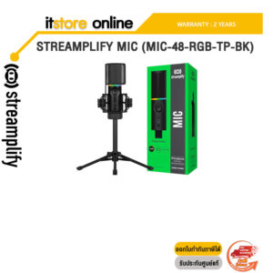 STREAMPLIFY MIC (MIC-48-RGB-TP-BK)/ประกัน 2 YEARS/BY ITSTORE-ONLINE