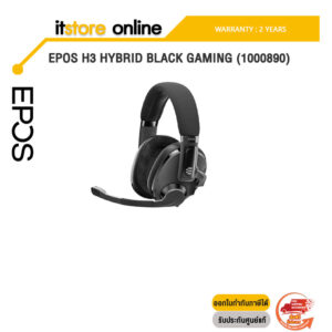 EPOS H3 HYBRID BLACK GAMING (1000890)/ประกัน 2 Years/BY ITSTORE-ONLINE