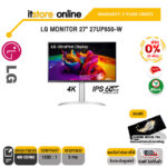 [ผ่อน 0% 10 ด.]LG MONITOR 27" 27UP650-W(4K/IPS/60Hz)/ประกัน 3 Years Onsite/BY ITSTORE ONLINE