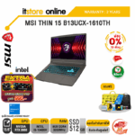 [ผ่อน 0% 10 ด.]MSI THIN 15 B13UCX-1610TH/i5-13420H/ประกัน 2 Years/BY ITSTORE-ONLINE