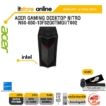 ACER GAMING DESKTOP NITRO N50-650-13F32G0TMGi/T002/i5-13400F/ประกัน 3 YEARS+ONSITE/BY ITSTORE-ONLINE