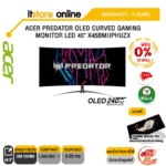 [ผ่อน 0% 10 ด.]ACER Predator OLED Curved Gaming MONITOR LED 45" X45bmiiphuzx/(OLED/240Hz)/ประกัน 3 Years/BY ITSTORE-ONLINE
