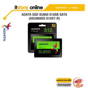 ADATA SSD SU650 512GB SATA(ASU650SS-512GT-R)/ประกัน 3 Years/BY ITSTORE ONLINE