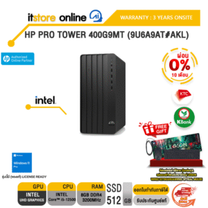 [ผ่อน 0% 10 ด.]HP Pro Tower 400G9MT (9U6A9AT#AKL)/ประกัน 3 YEARS/BY ITSTORE-ONLINE