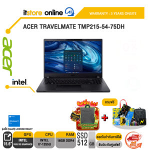 [ผ่อน 0% 10 ด.]ACER TRAVELMATE TMP215-54-75DH/ประกัน 3 Years+Onsite/BY ITSTORE-ONLINE